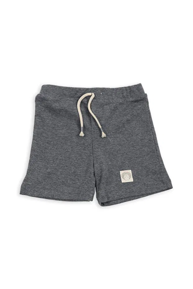 Детские шорты для девочек хлопковые Zumi Baby Kids, Anthracite — фото 2