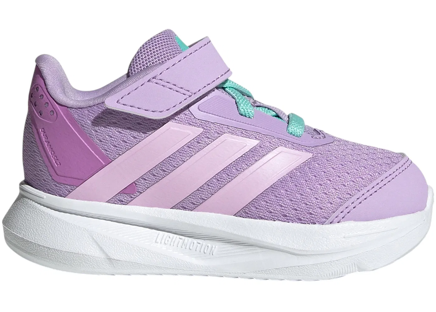 Детские кроссовки для мальчиков спортивные Duramo 2.0 Adidas, Powder Plum Ice Lavender Flash Aqua
