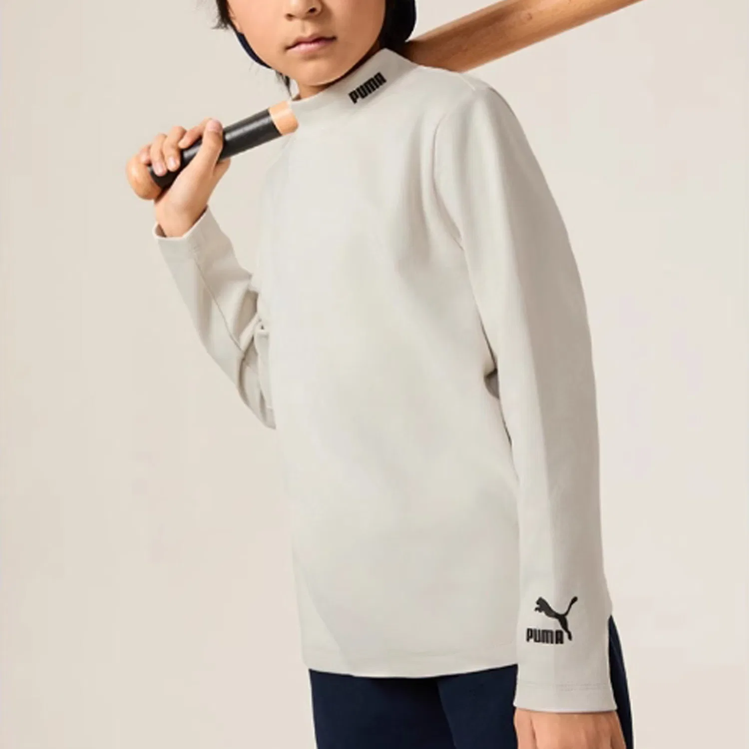 Детская футболка с логотипом PUMA Sportstyle Classics, Premium Gray — фото 3