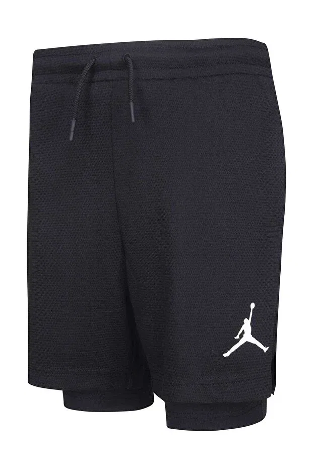 Детские спортивные шорты для девочек из искусственной кожи Nike, Black — фото 3
