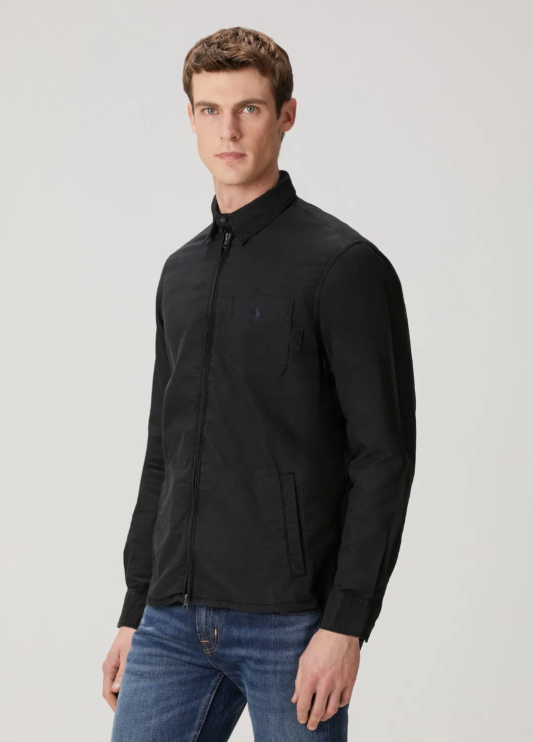 Спортивная рубашка Oxford Polo Ralph Lauren, black — фото 3