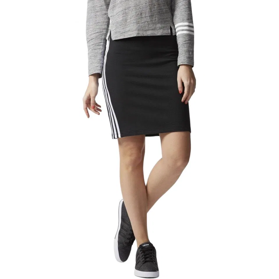 Женская короткая юбка для повседневной носки Adidas, Black — фото 4