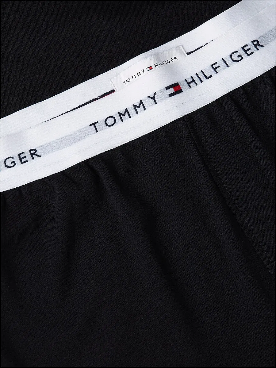 Пижамные штаны TOMMY HILFIGER черного цвета — фото 4
