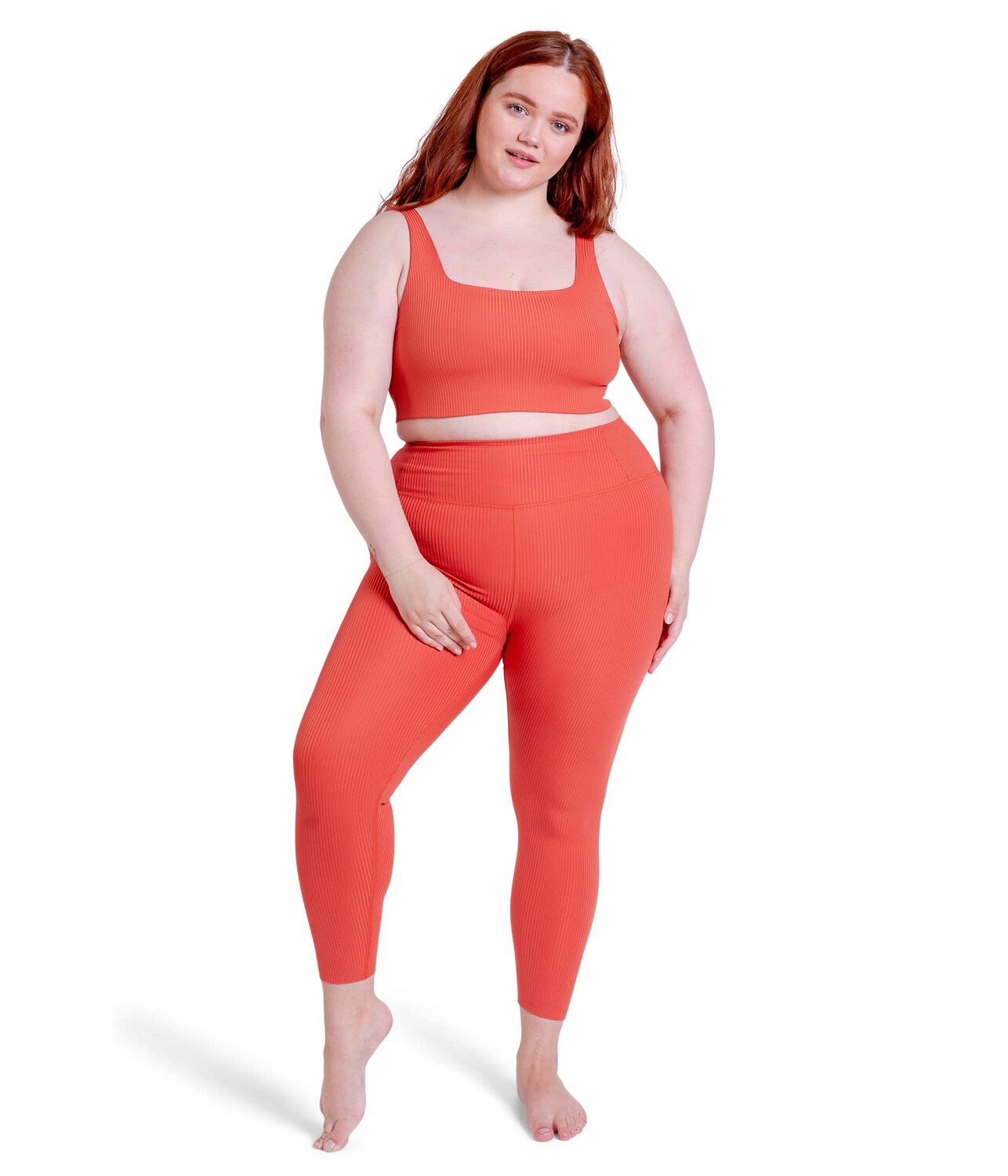 

Леггинсы girlfriend collective, Rib 7/8 Length Leggings