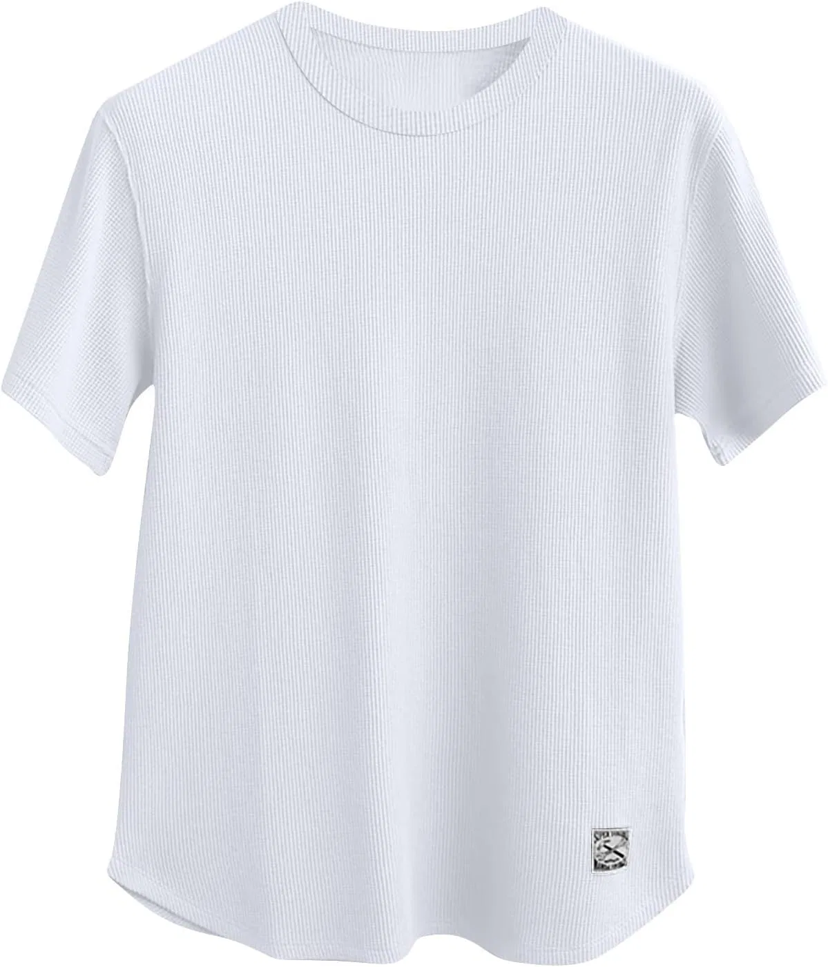 Мужская футболка с коротким рукавом Casual Knit Shirts Generic, White