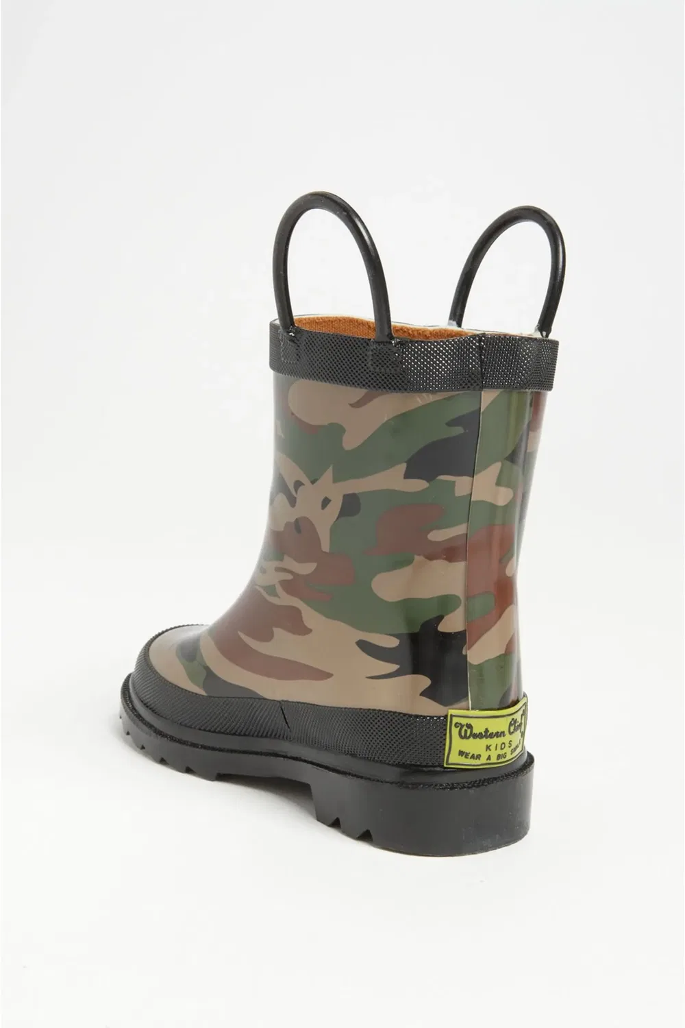 Детские сапоги дождевые с камуфляжным принтом Waterproof Rain Boot Western Chief, Camo — фото 3