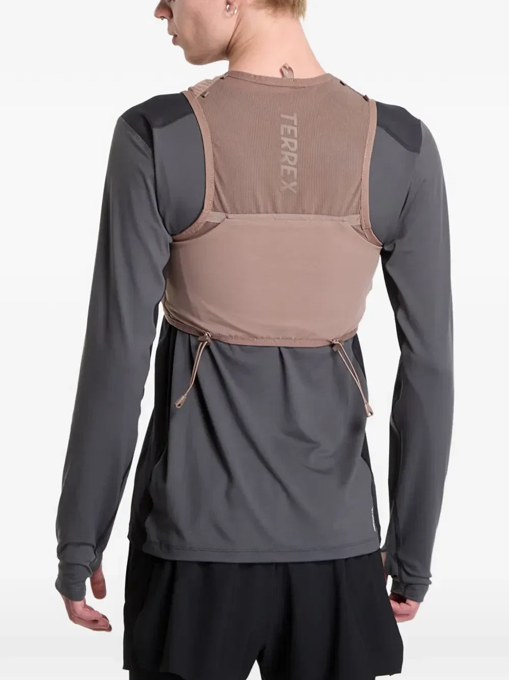 Топ Terrex Xperior с сетчатыми вставками Adidas, коричневый — фото 3