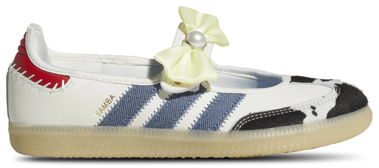 Кроссовки для девочек Samba Mary Jane Adidas, цвет Blue/Multi
