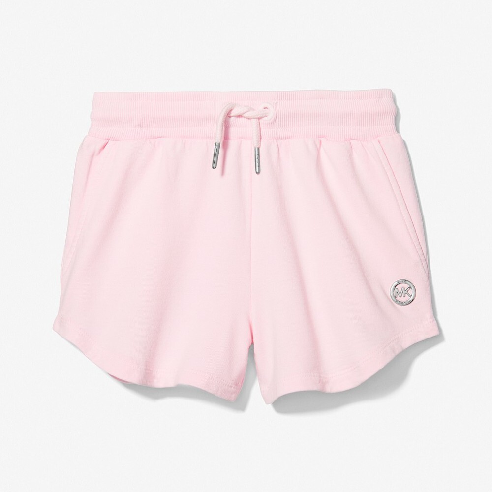 

Шорты Michael Kors Kids Stretch Cotton Drawstring, розовый