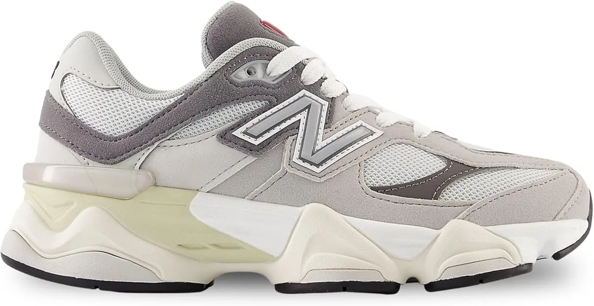 Детские кроссовки для мальчиков с принтом 9060 New Balance, Grey White