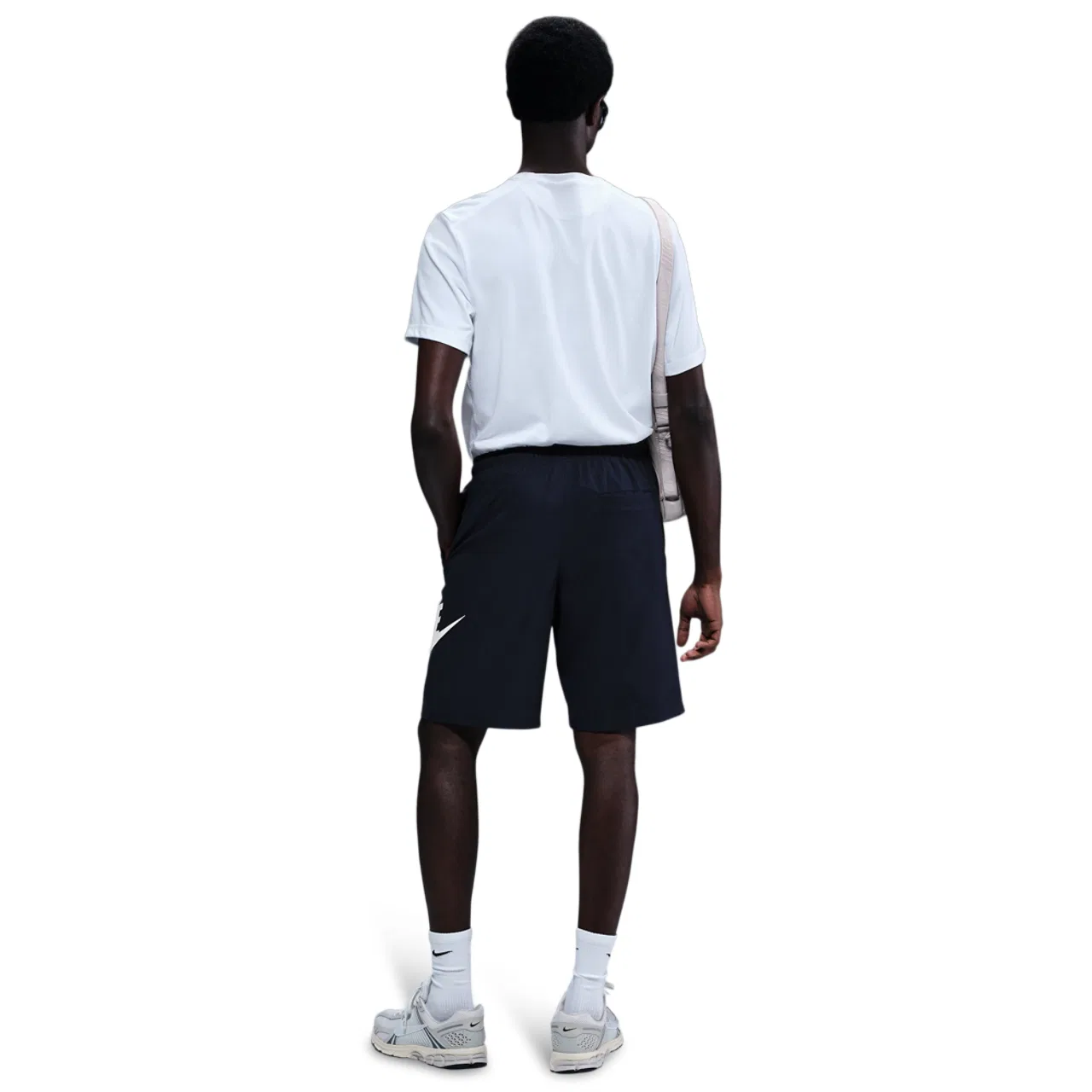 Мужские шорты Club Woven Nike, цвет White/Obsidian — фото 4