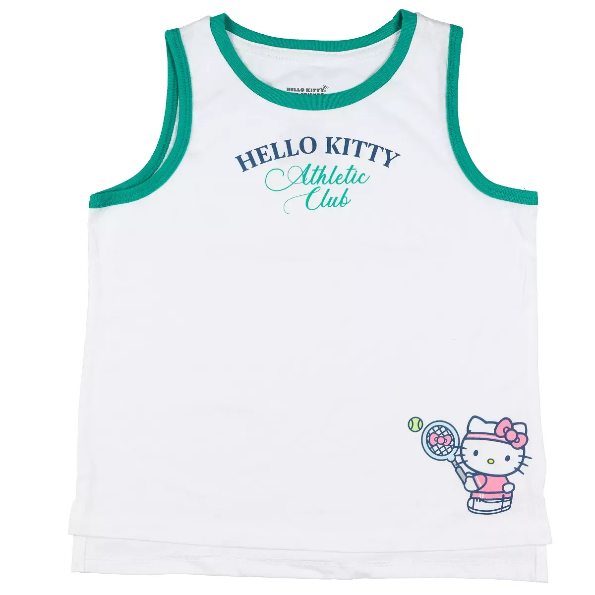 Детский топ без рукавов Hello Kitty And Friends Athletic Club Seven Times Six, White