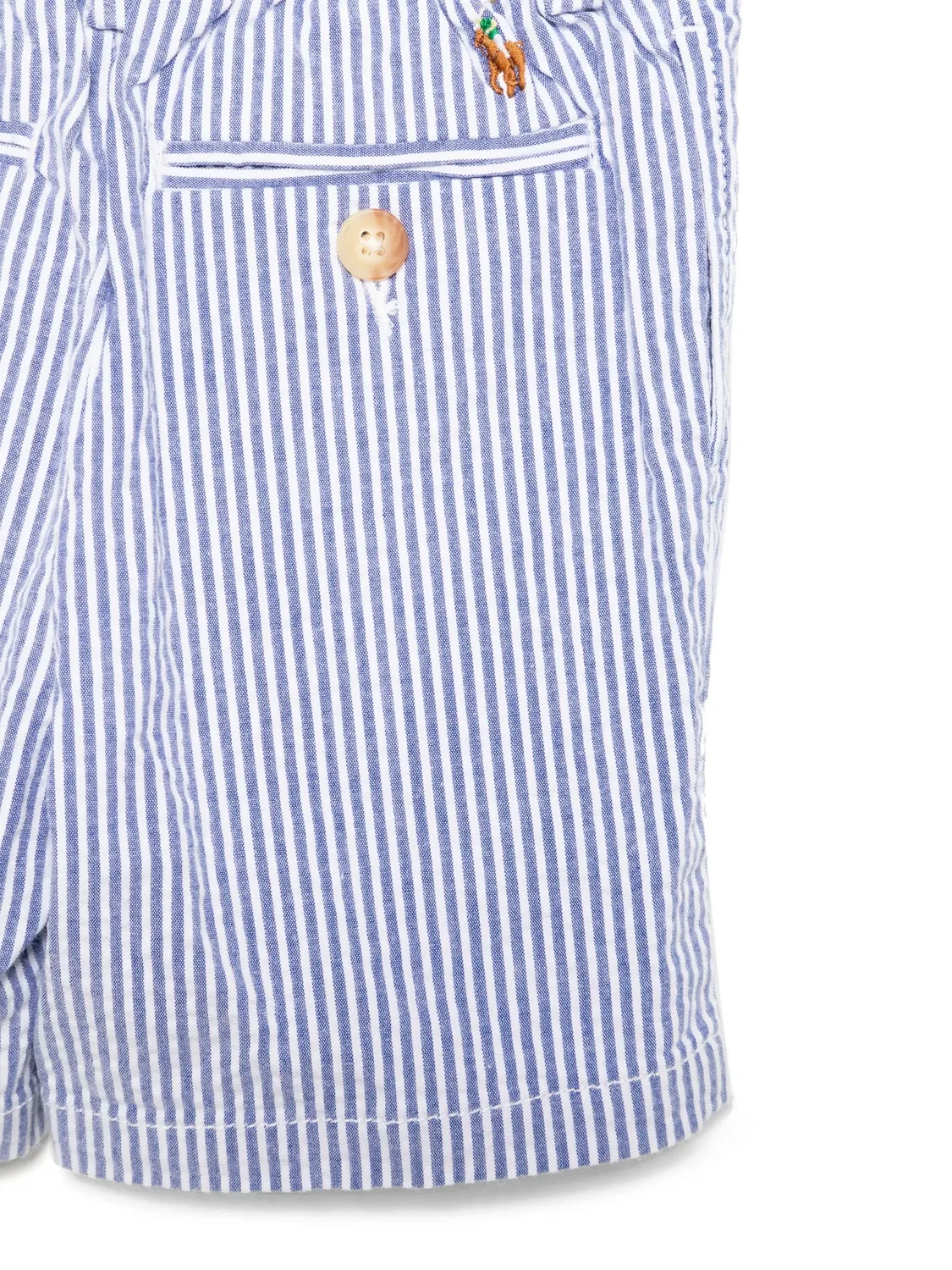 Полосатые шорты Polo Ralph Lauren, синий — фото 3