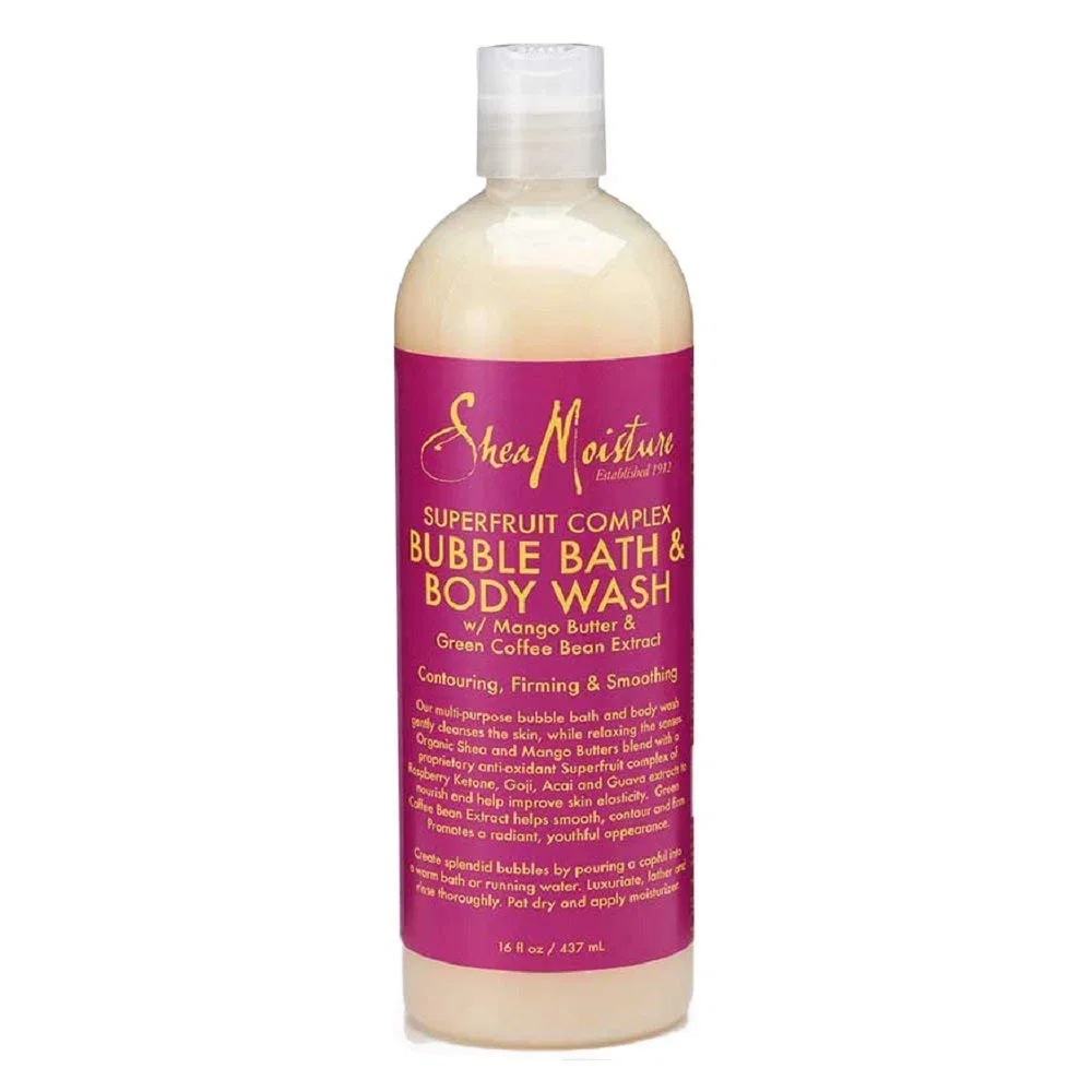Гель для душа и пена для ванны Superfruit Complex & Green Coffee Bean Extract, 473 мл, Shea Moisture