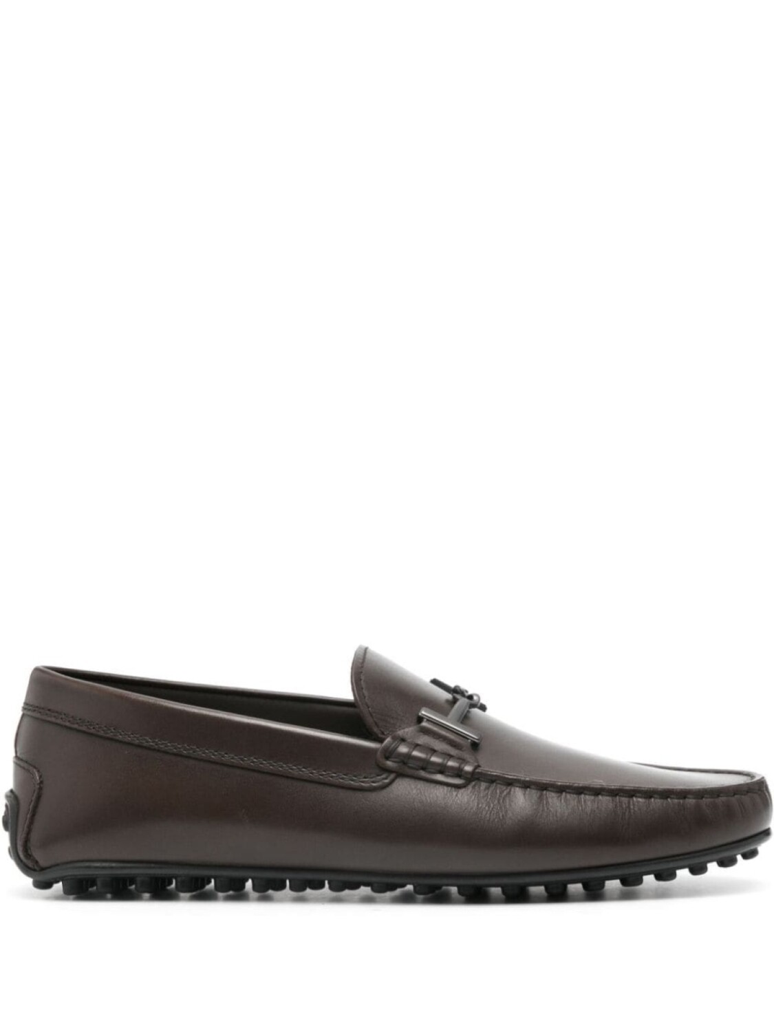 

Tod's лоферы T Ring City Gommino, коричневый
