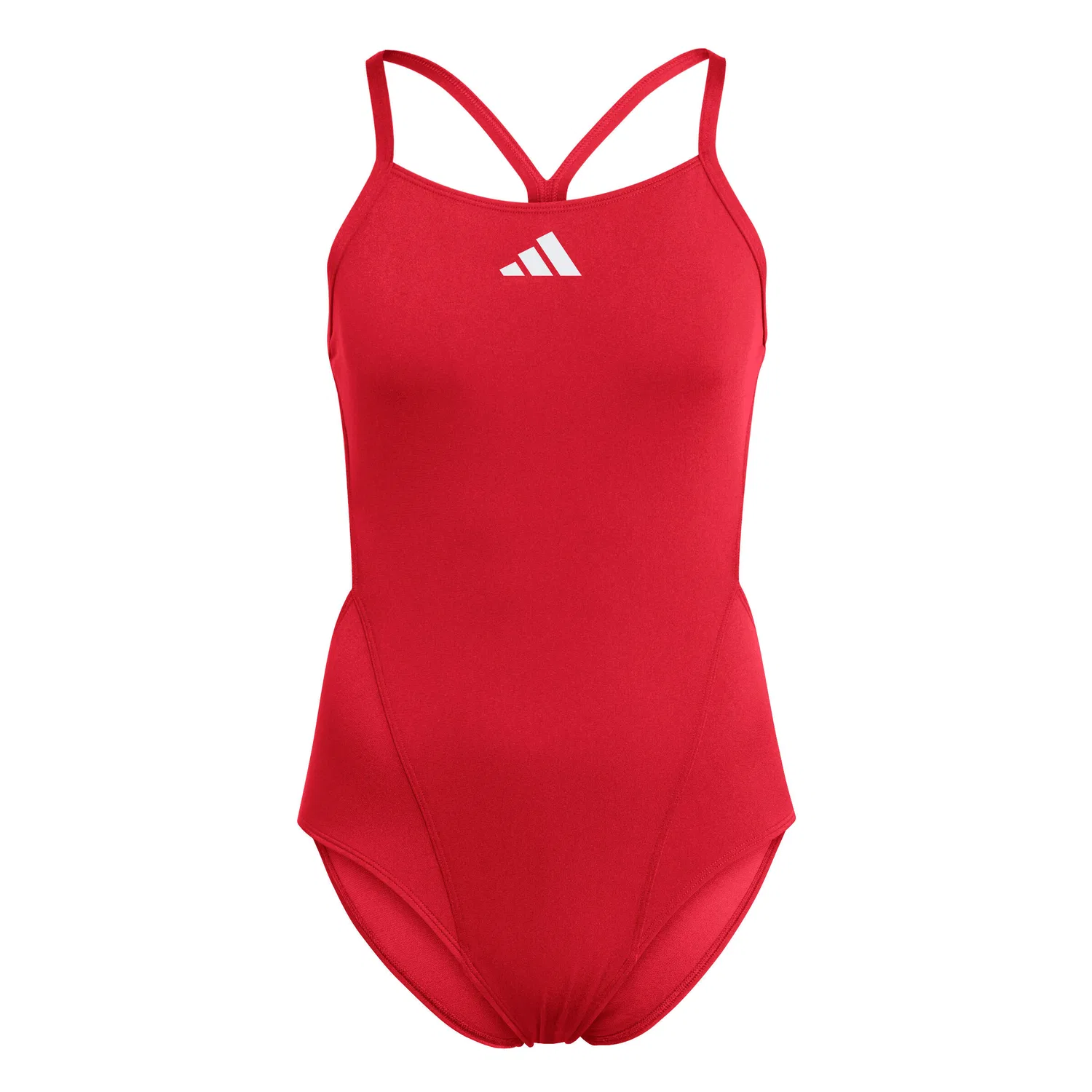 Женский цельнокроеный купальник с C-образной спинкой Ripstream Team Adidas, Rot — фото 2