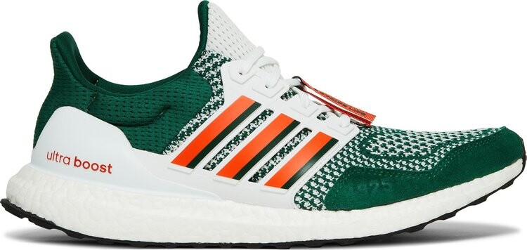 

Кроссовки Adidas NCAA x UltraBoost 1.0 'Miami Hurricanes', зеленый