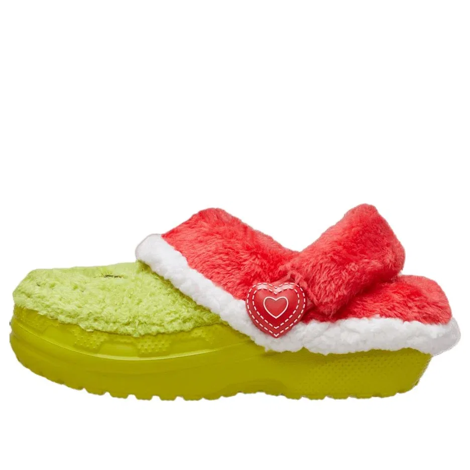 Детские сандалии низкие The Grinch Classic Lined Clog 'Multi-Color' Crocs, разноцветный
