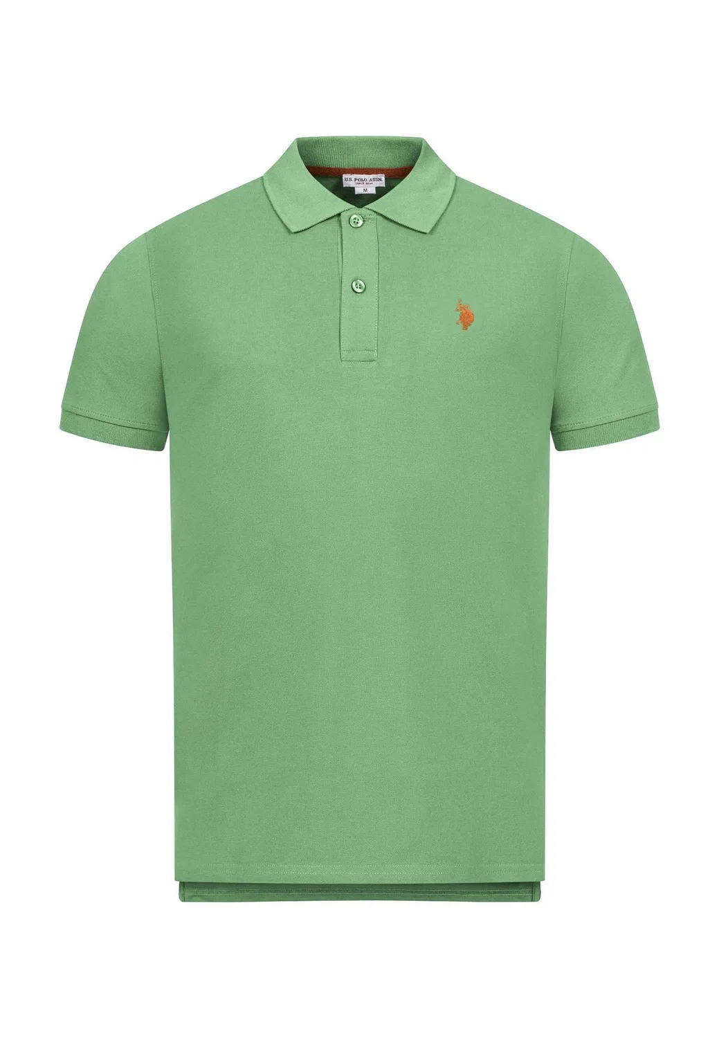 Мужское поло базовое USArrchie U.S. Polo Assn., Green — фото 4