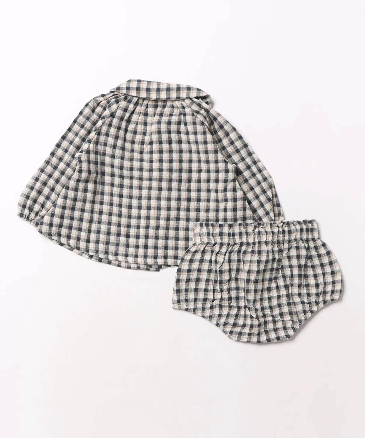 B.I.D. Детский комплект из рубашки и шорт Nellie Set Rylee+Cru, Navy — фото 2