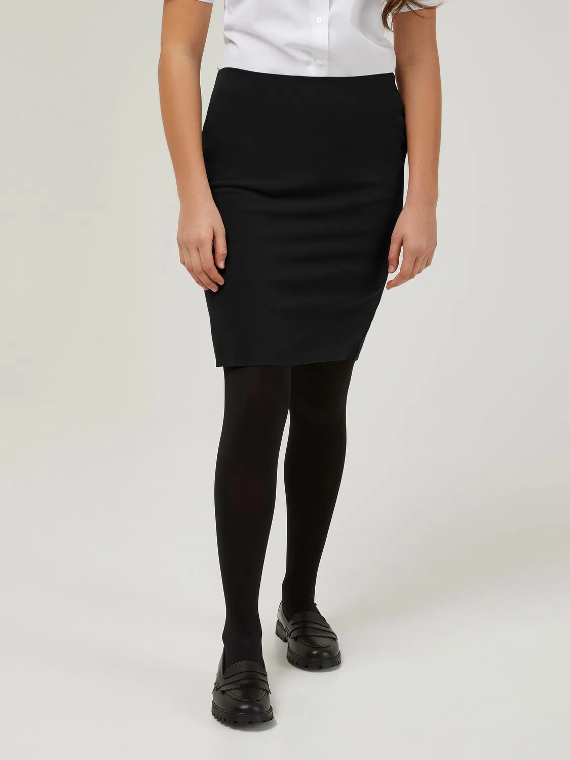 Юбка карандаш школьная Trutex Black 18", черный — фото 3
