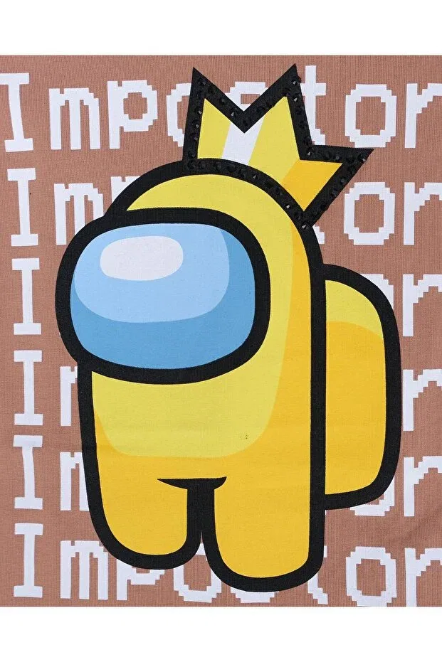 Детское платье для девочек с принтом Impostor among us Bebelop, A. Coffee — фото 2