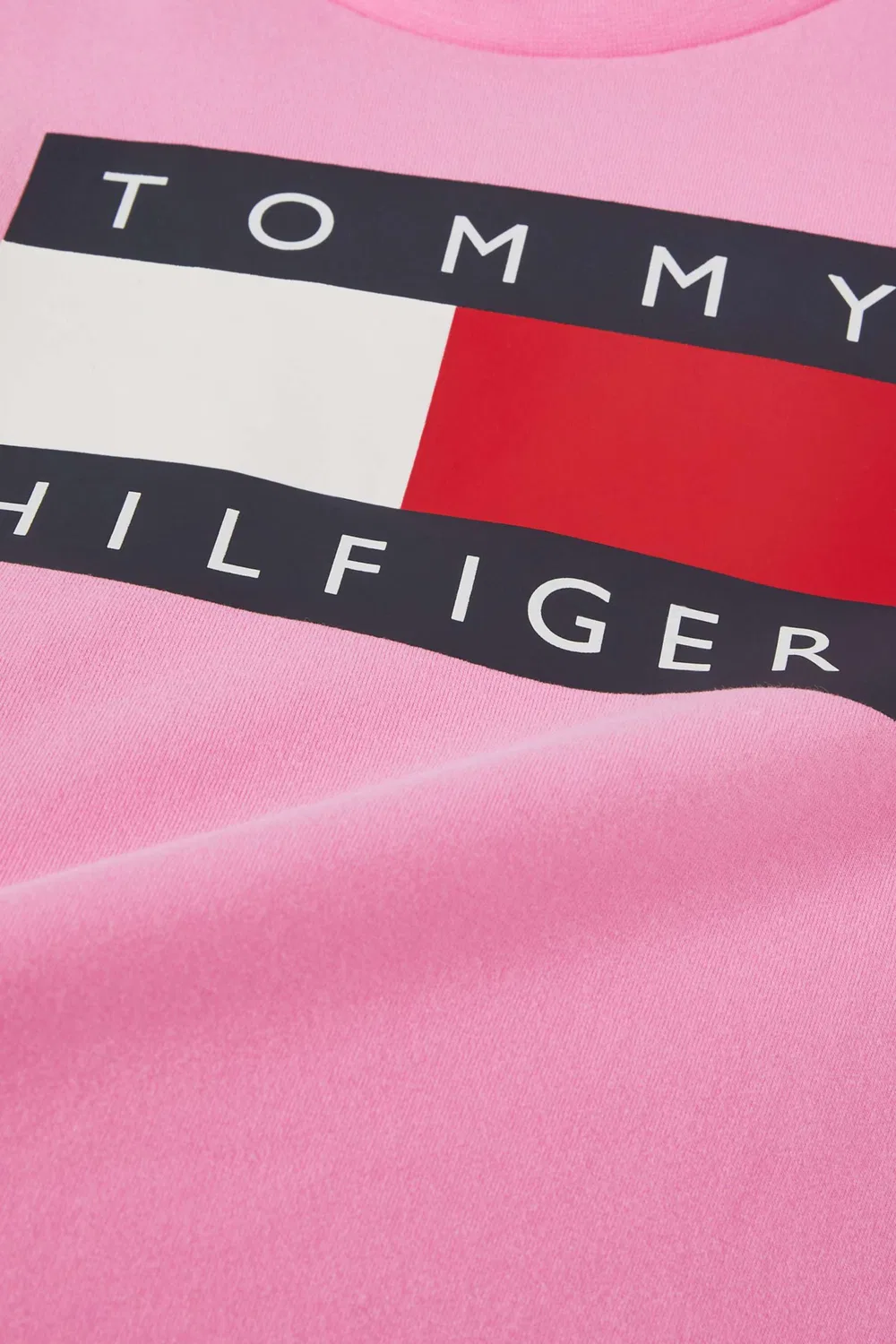 Футболка с принтом флага Heritage Tommy Hilfiger, розовый — фото 2