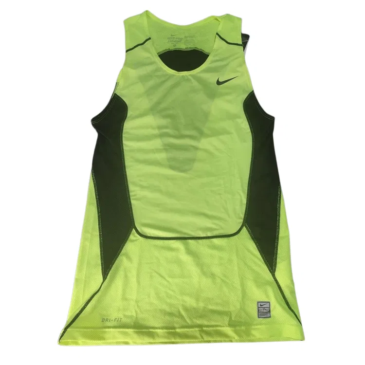 Топ майка неоновая ярко-зеленая Nike, Fluorescent Bright Green