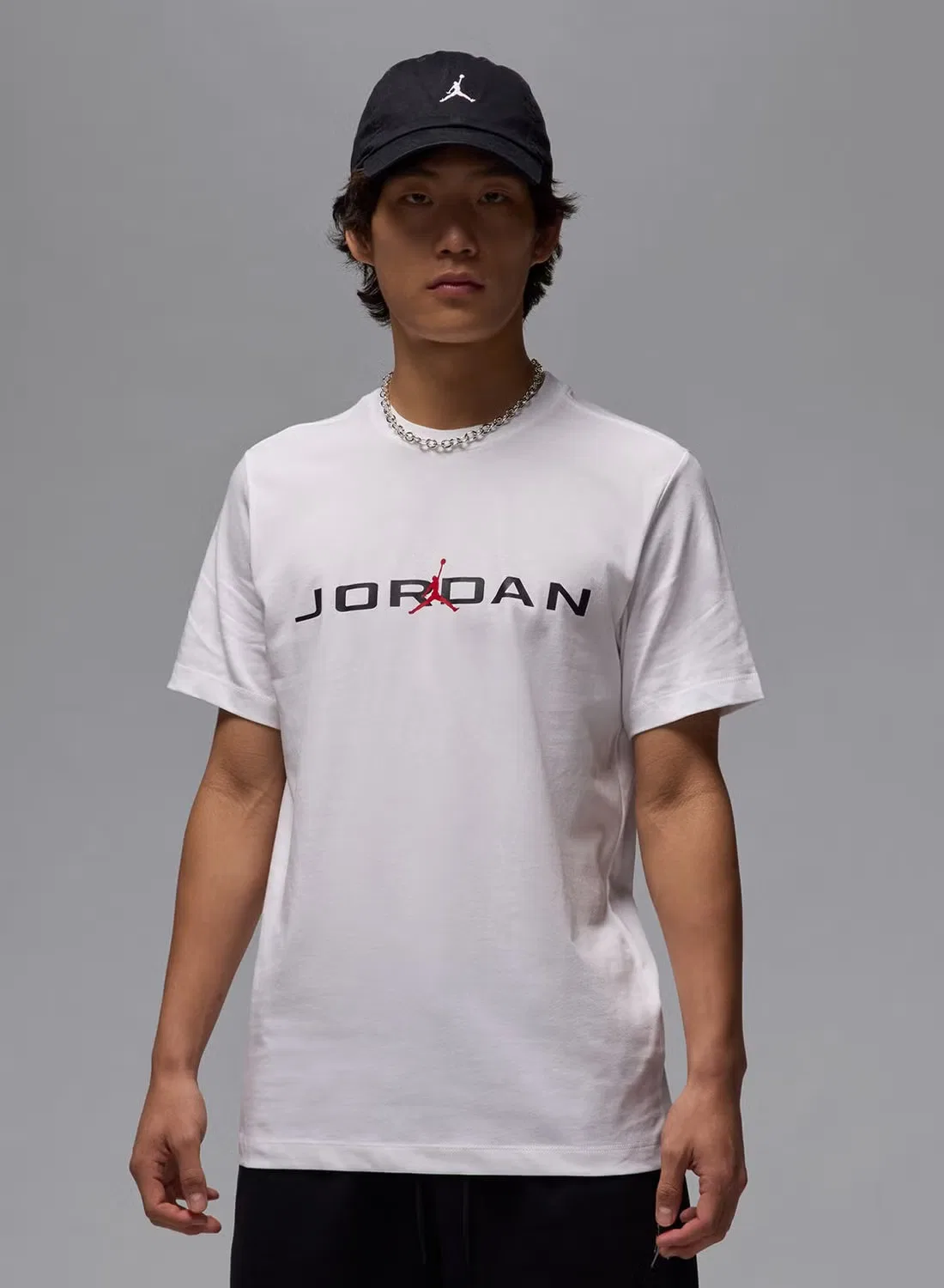 Футболка с принтом Air stretch Jordan, белый