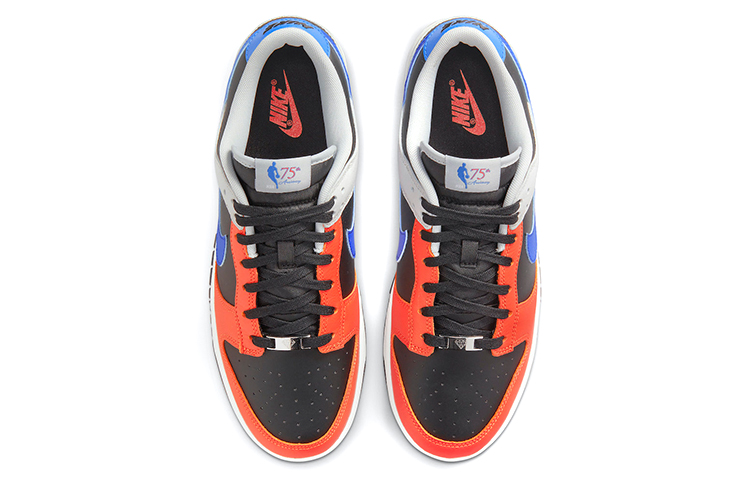 Кроссовки Nike X Nba Dunk Low Emb, черный/оранжевый — фото 4