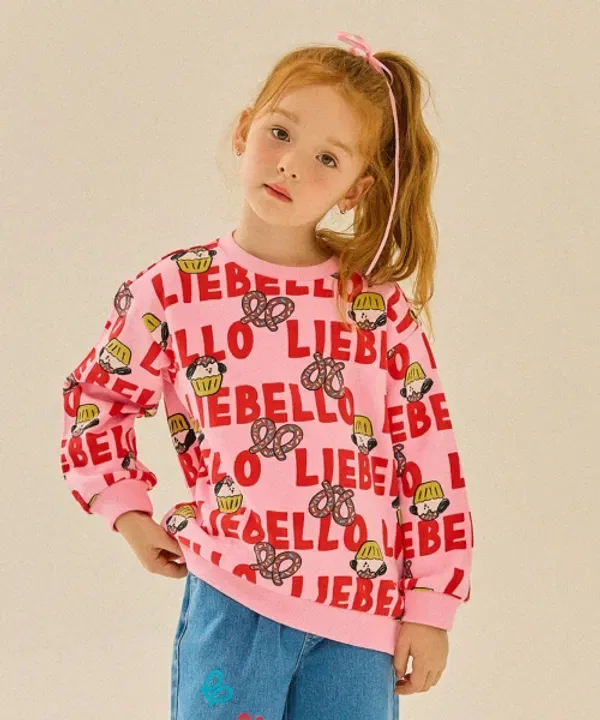 Свитшот детский, Liebello, розовый