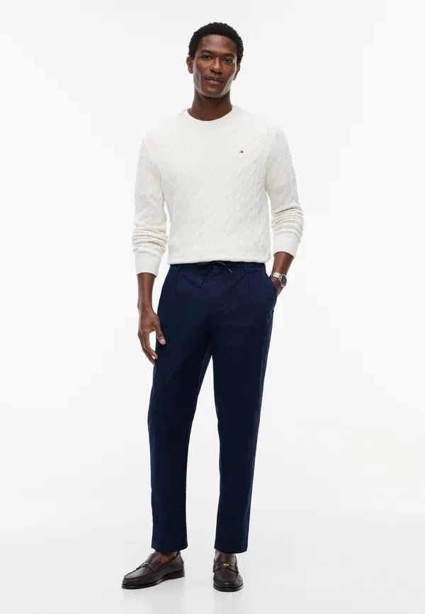 Брюки из хлопка с эластаном Harlem Tommy Hilfiger Carbon темно-синий — фото 2
