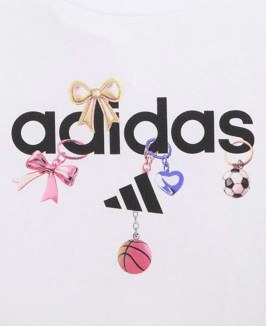 Футболка с коротким рукавом с принтом Yay Sports adidas, White — фото 4