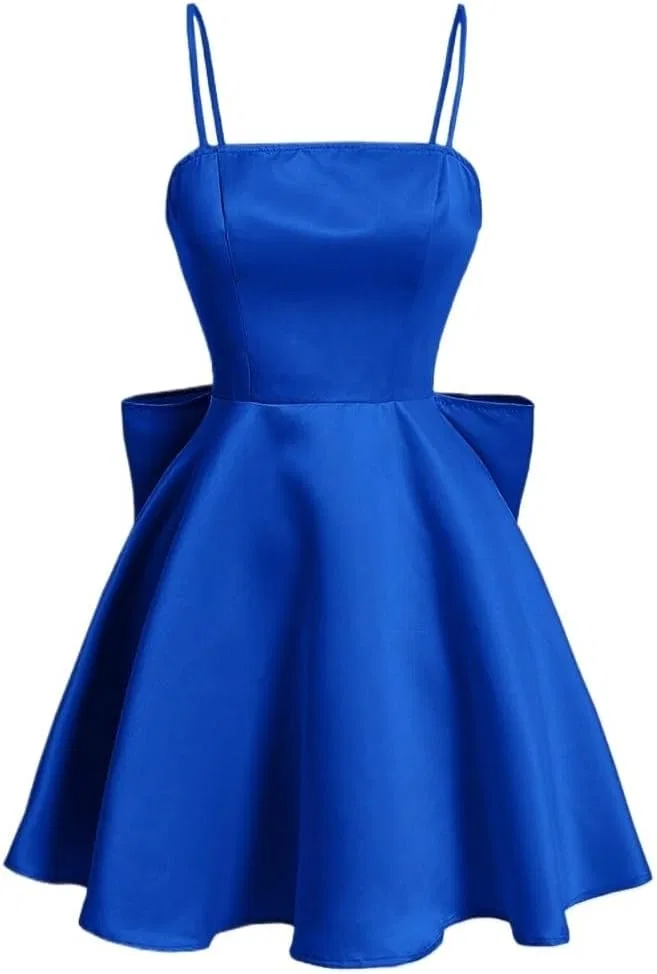 Женское повседневное платье-ками с воланами Royal Blue
