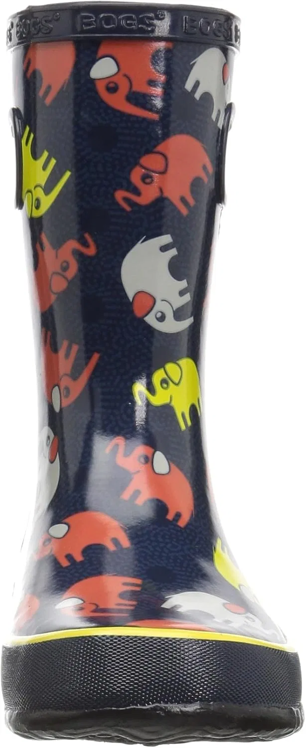 Детские резиновые сапоги для мальчиков и девочек Skipper BOGS, Elephants Print/Dark Blue/Multi — фото 2