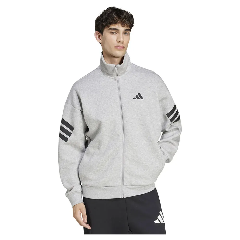 Мужская куртка с застежкой-молнией Future Icons 3-Stripes Woven Adidas, Grey