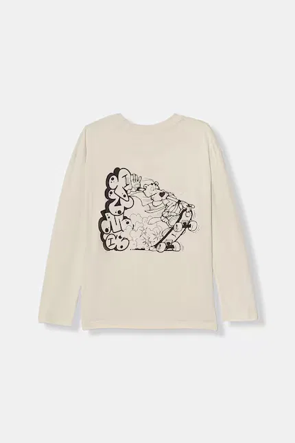 Лонгслив детский MID90s Puma, бежевый