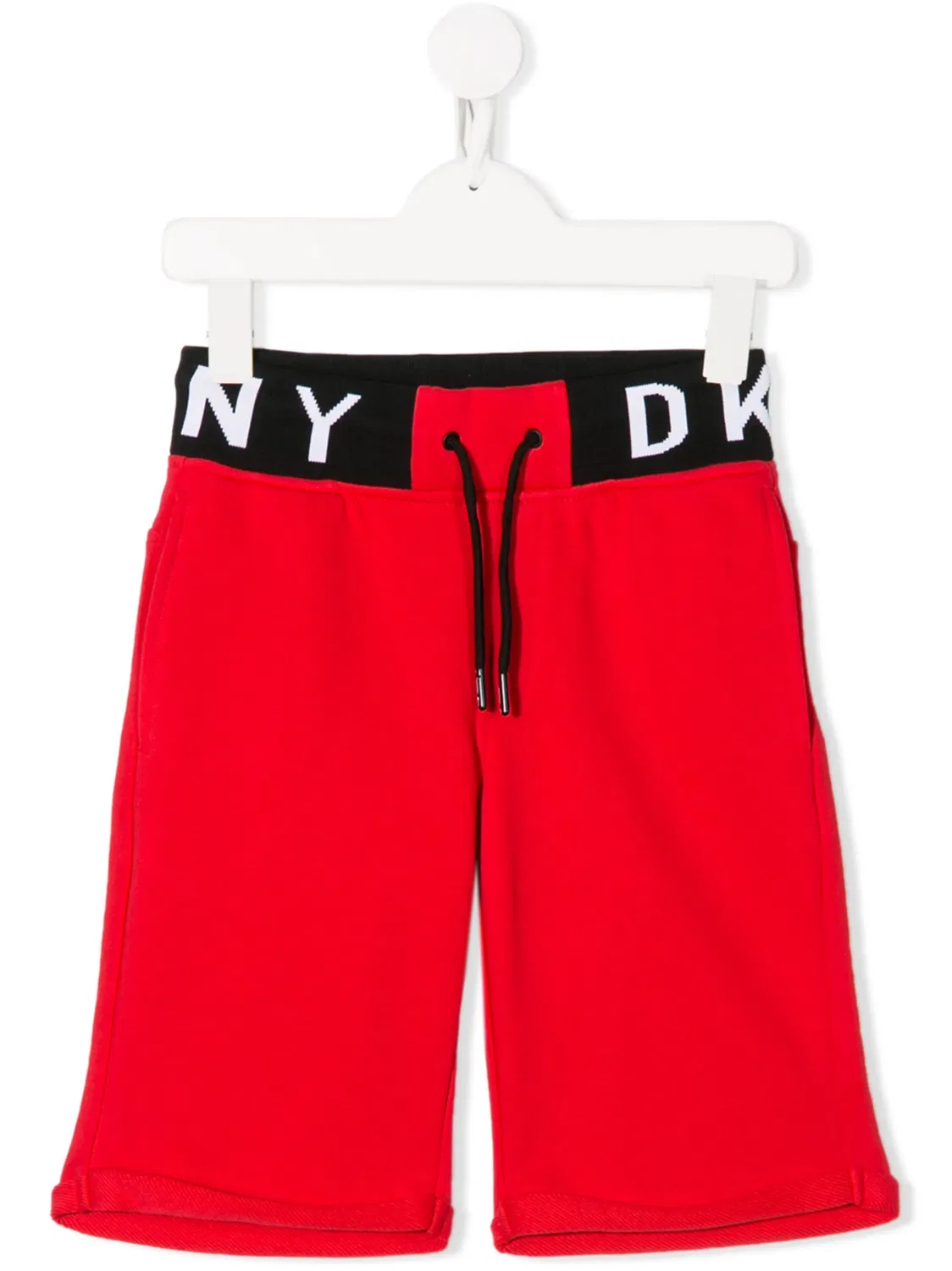 Шорты с кулиской и логотипом Dkny Kids, красный