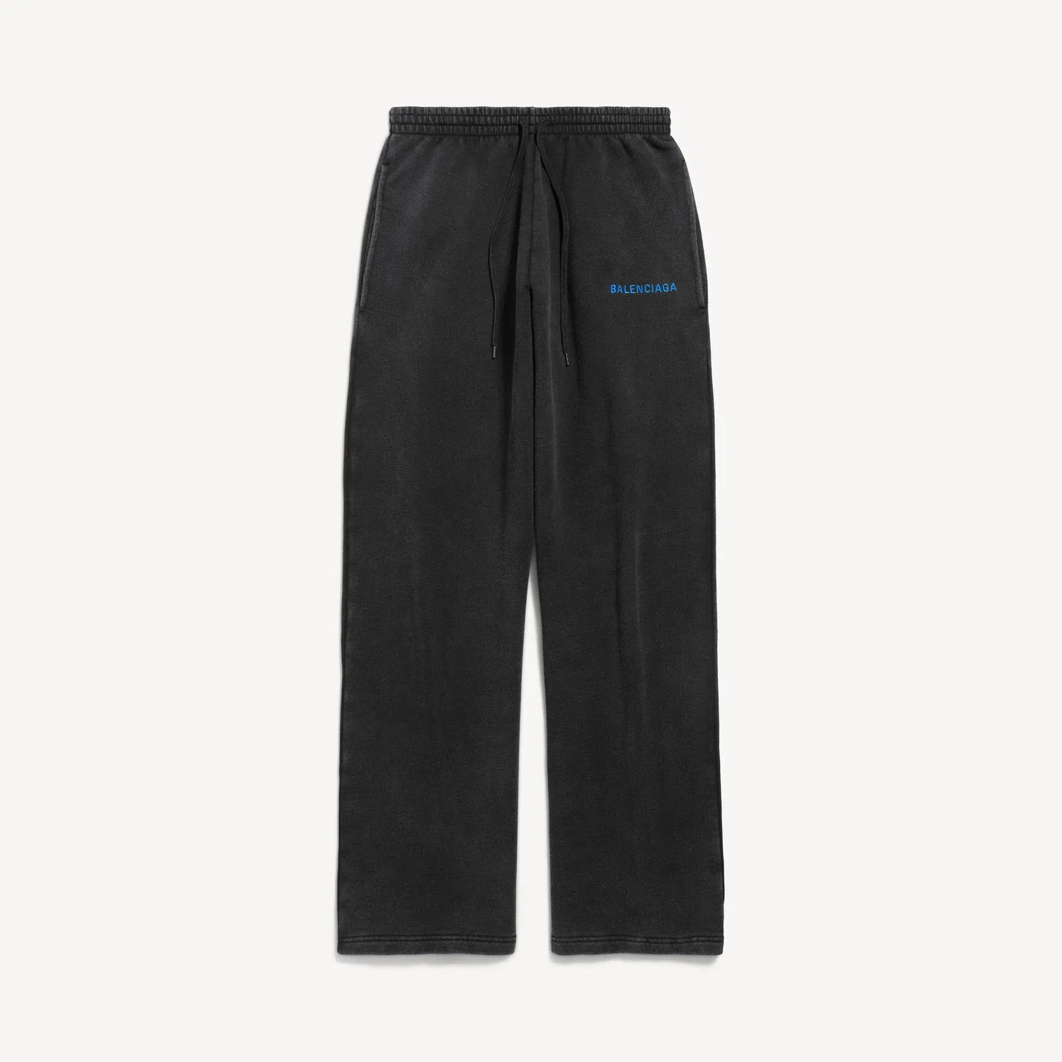 Мужские спортивные брюки Back Oversized Baggy Balenciaga, черный