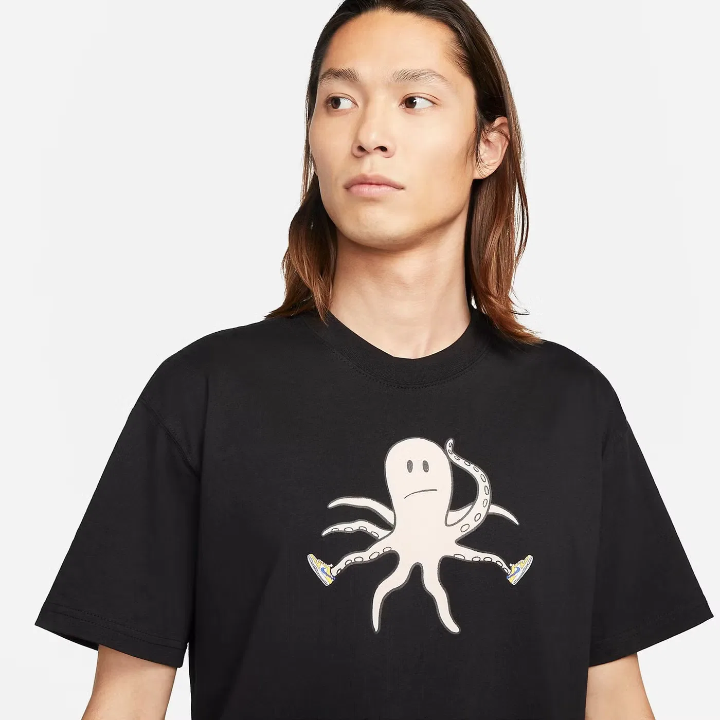 Футболка с принтом Octopus Nike, черный — фото 2