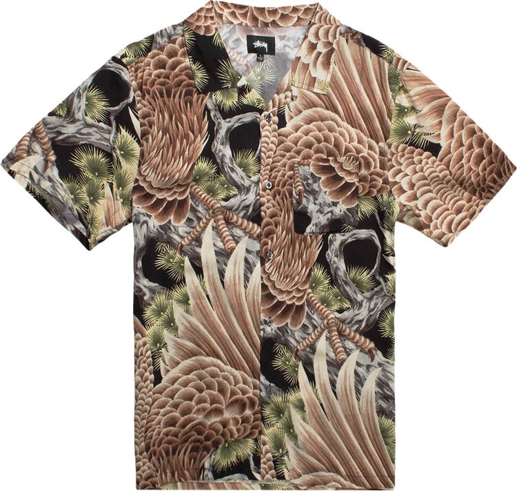 

Рубашка Stussy Big Falcon Shirt 'Black', черный