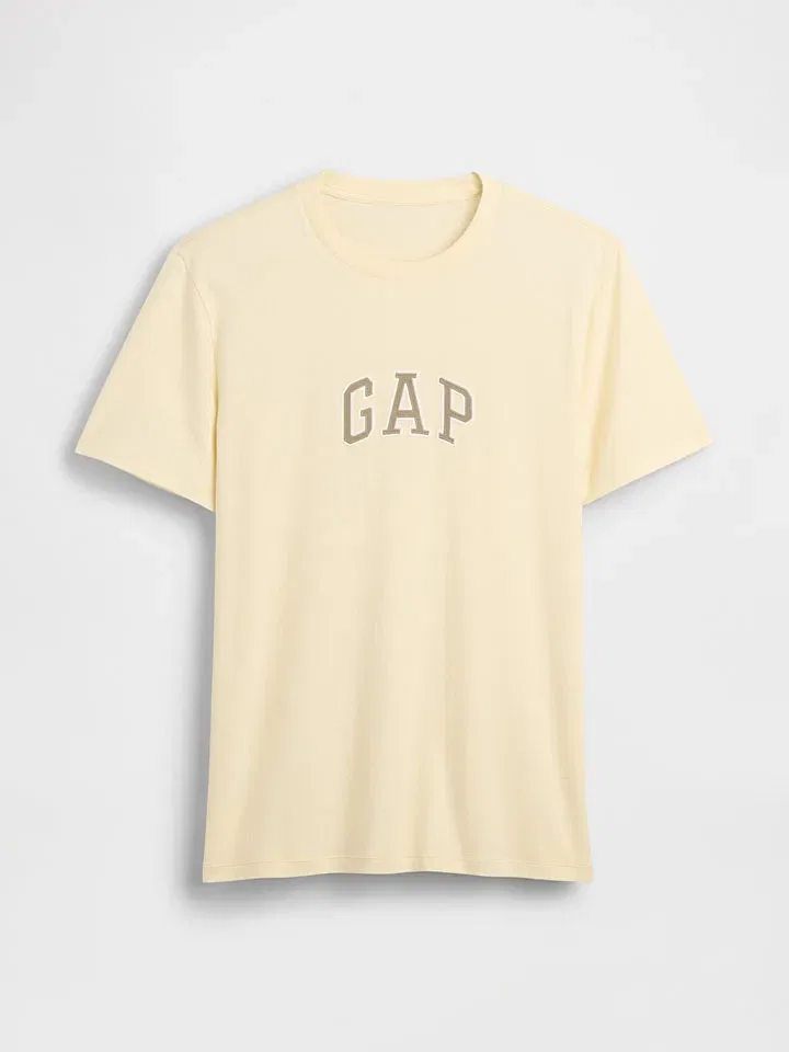 Рубашка желтая Gap, желтый — фото 4