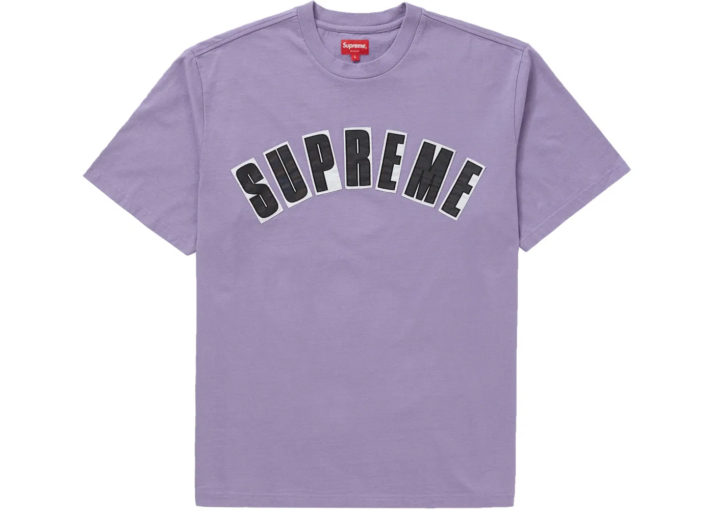 Мужская футболка с аппликацией Supreme S/S Top, Purple