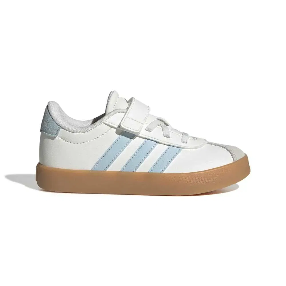 Детские кроссовки для девочек с принтом VL Court 3.0 Adidas, White