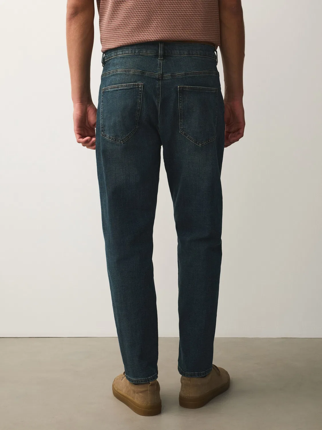 Джинсы классические, Slim Fit Next, сине-зеленый — фото 4