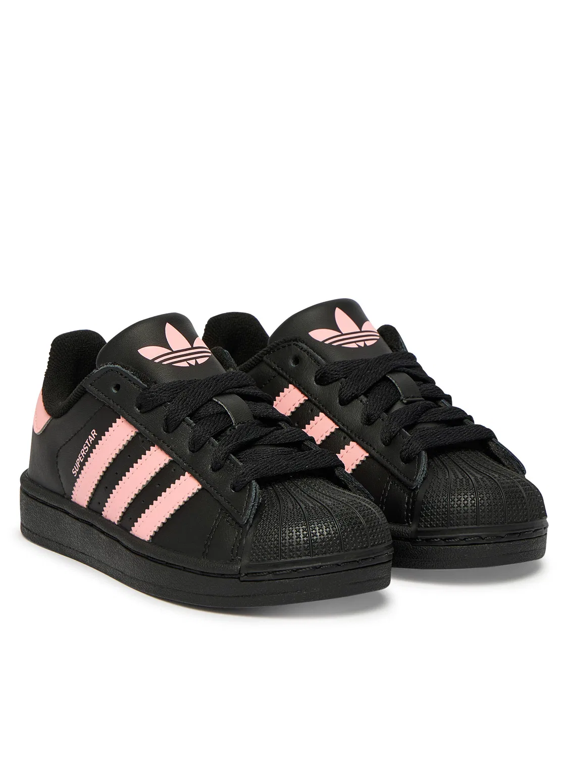 Кроссовки для девочки Superstar Adidas, черный — фото 2