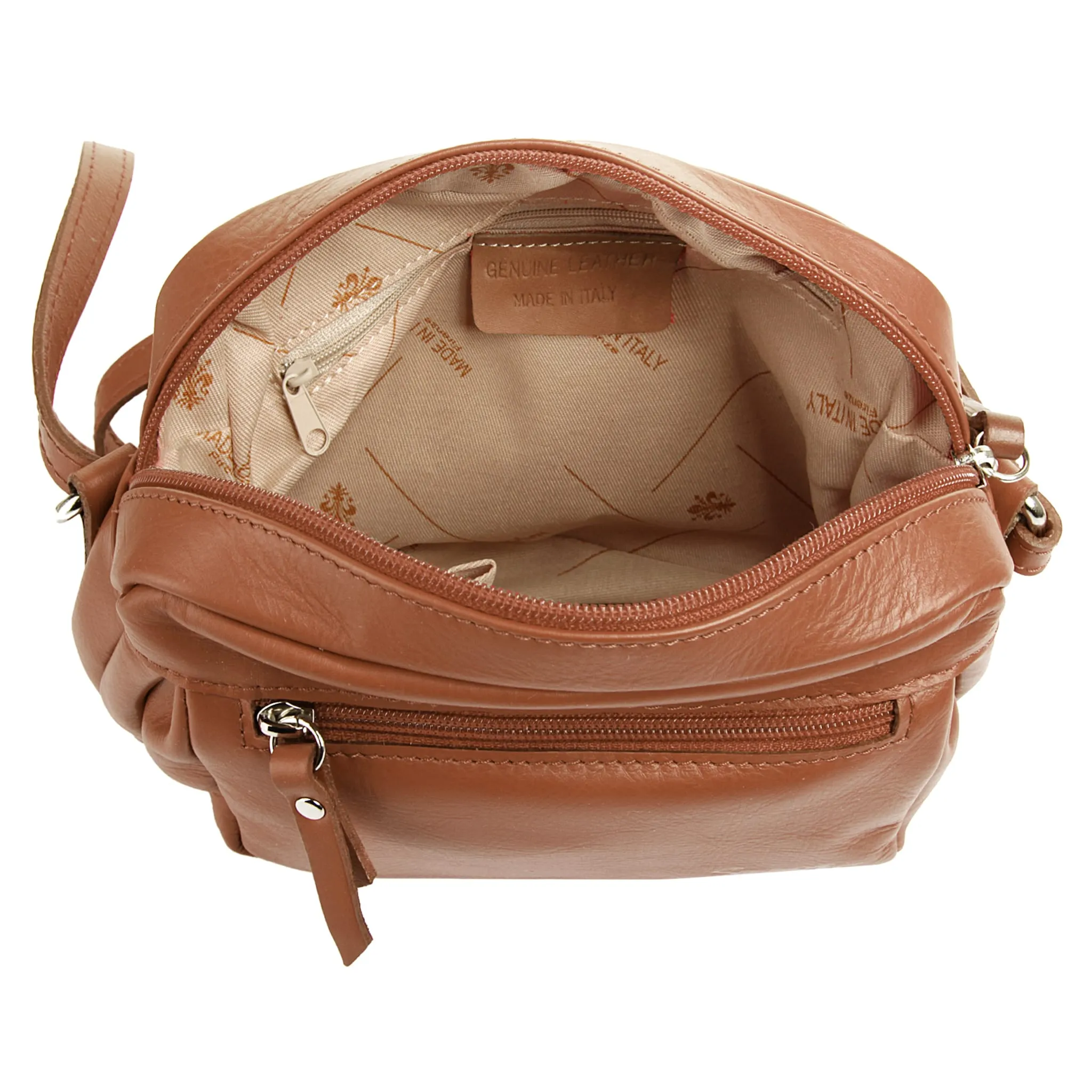 

Сумка через плечо Samantha Look, натуральная кожа, цвет Cognac