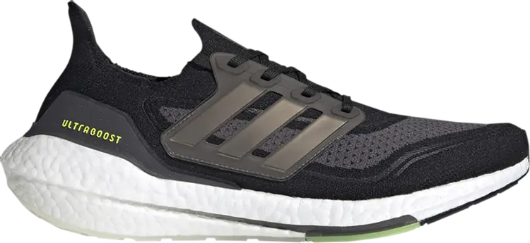 

Кроссовки Adidas UltraBoost 21 'Black Silver Metallic', черный