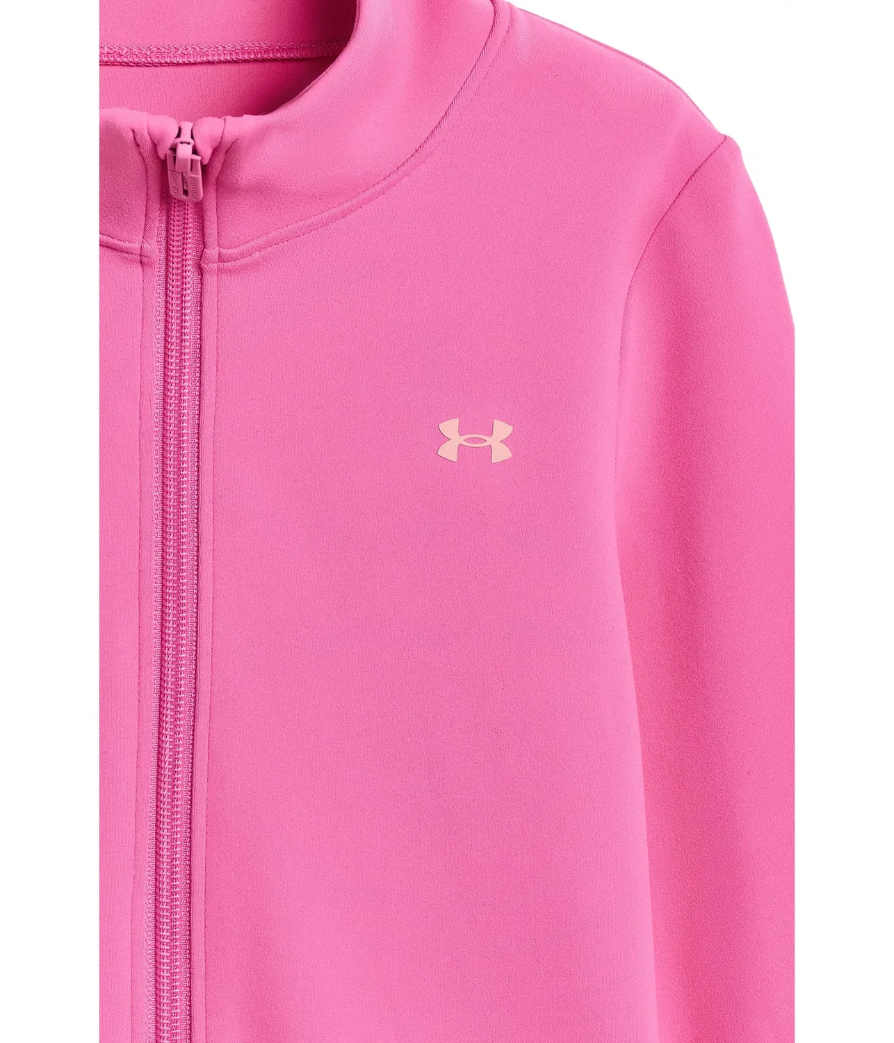 Куртка на молнии Motion Full Zip (для больших детей) Under Armour Kids, Pink Frenzy/Posh Pink — фото 3