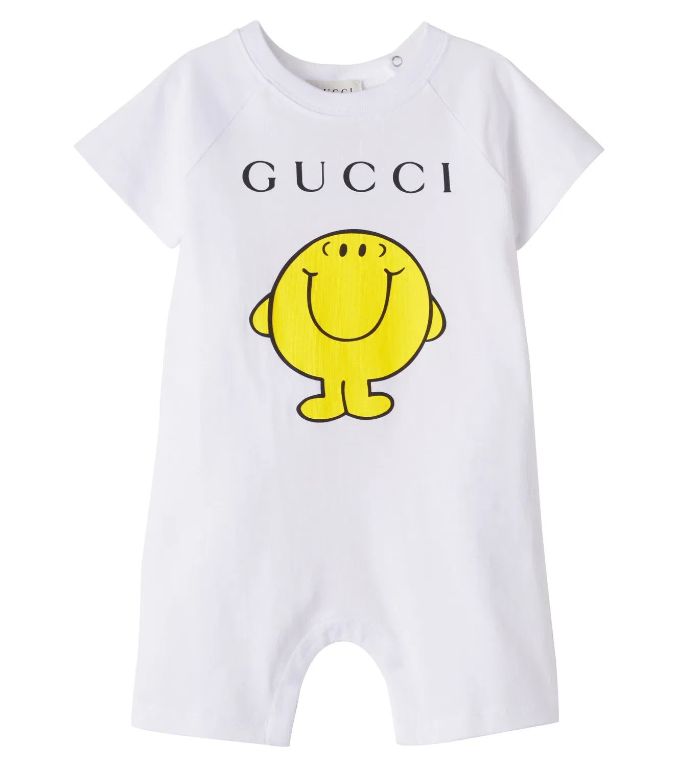 Комбинезон хлопковый Kids x Mr. Men Little Miss Gucci Kids, белый